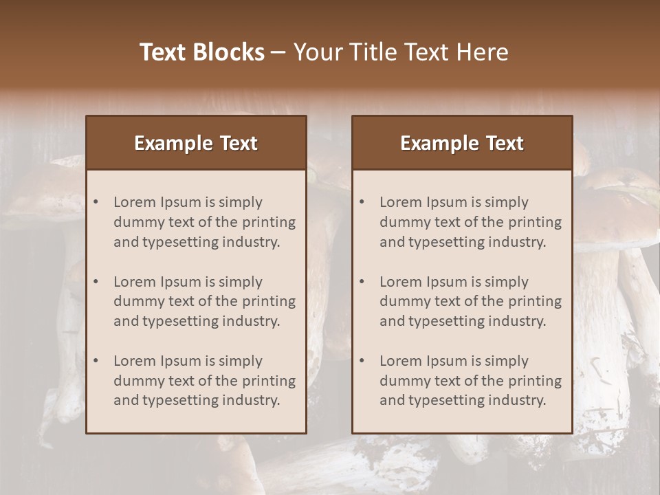 Edible Background Diet PowerPoint Template