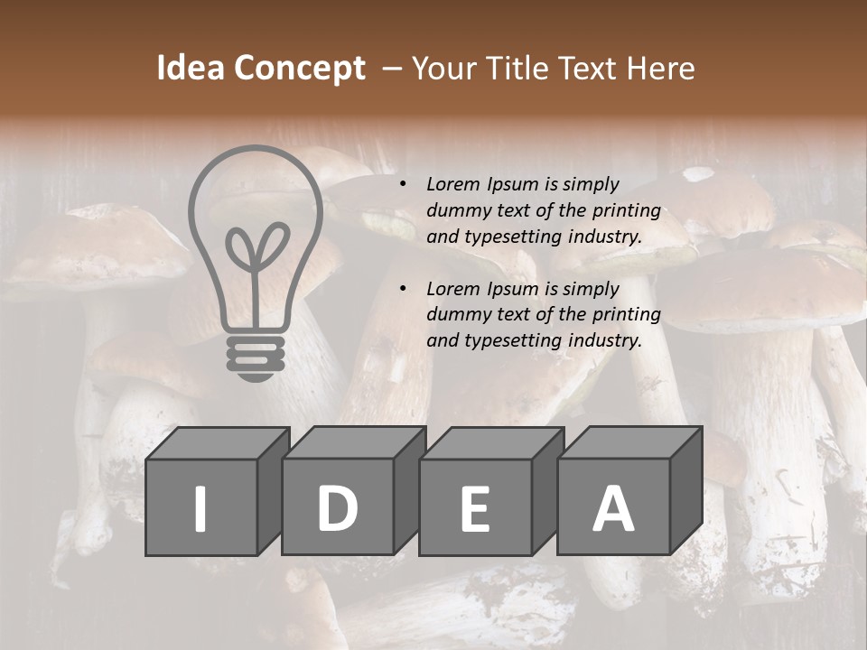 Edible Background Diet PowerPoint Template