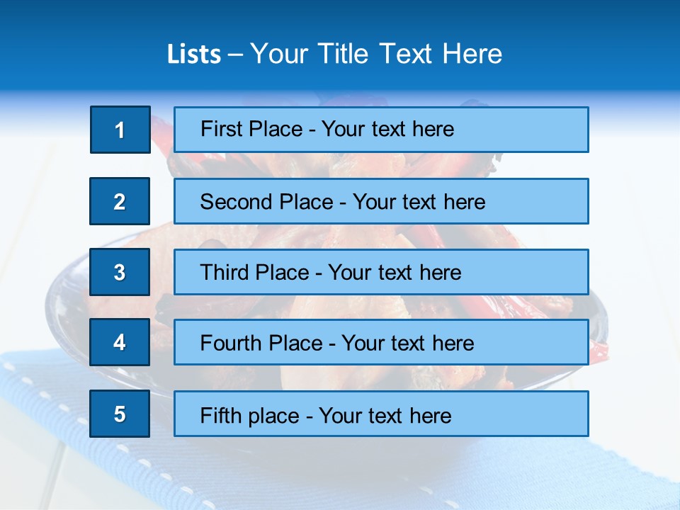 Steak Pork Roasted PowerPoint Template