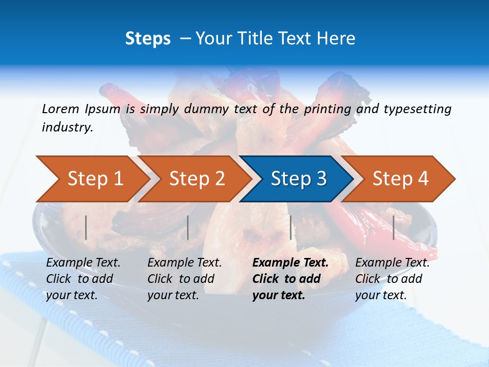 Steak Pork Roasted PowerPoint Template
