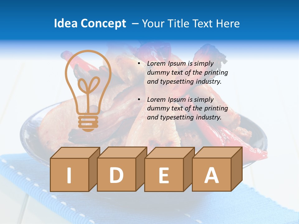 Steak Pork Roasted PowerPoint Template