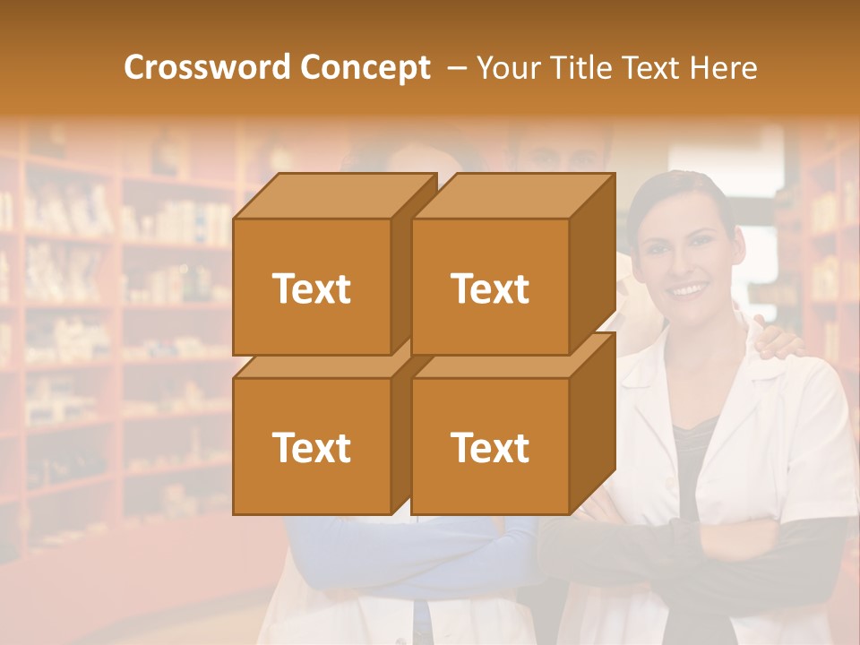 Disease Medicine Saleswoman PowerPoint Template