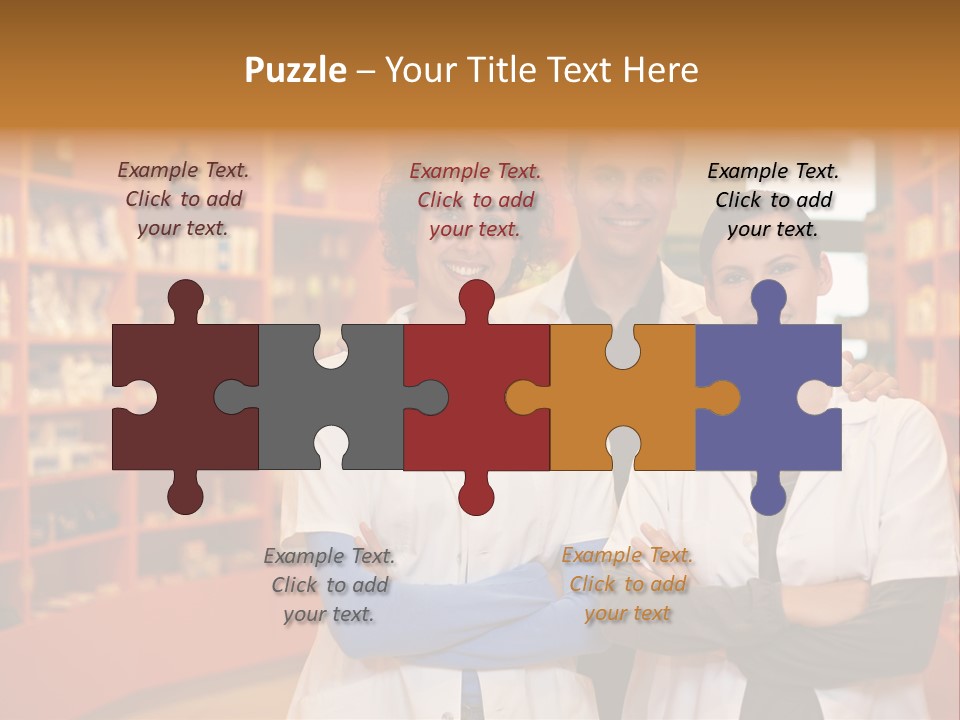 Disease Medicine Saleswoman PowerPoint Template