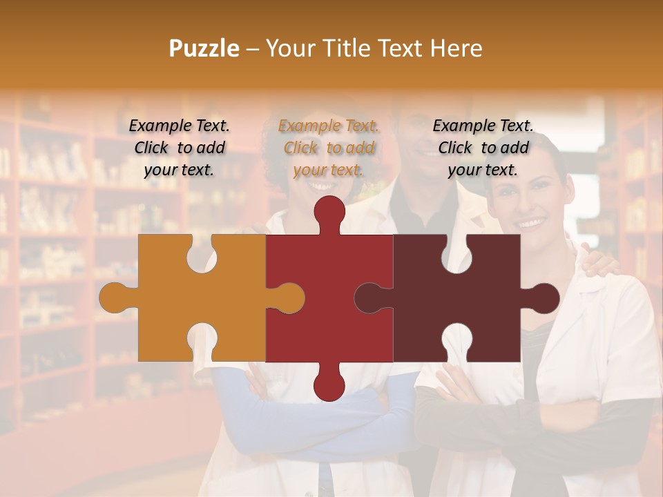 Disease Medicine Saleswoman PowerPoint Template