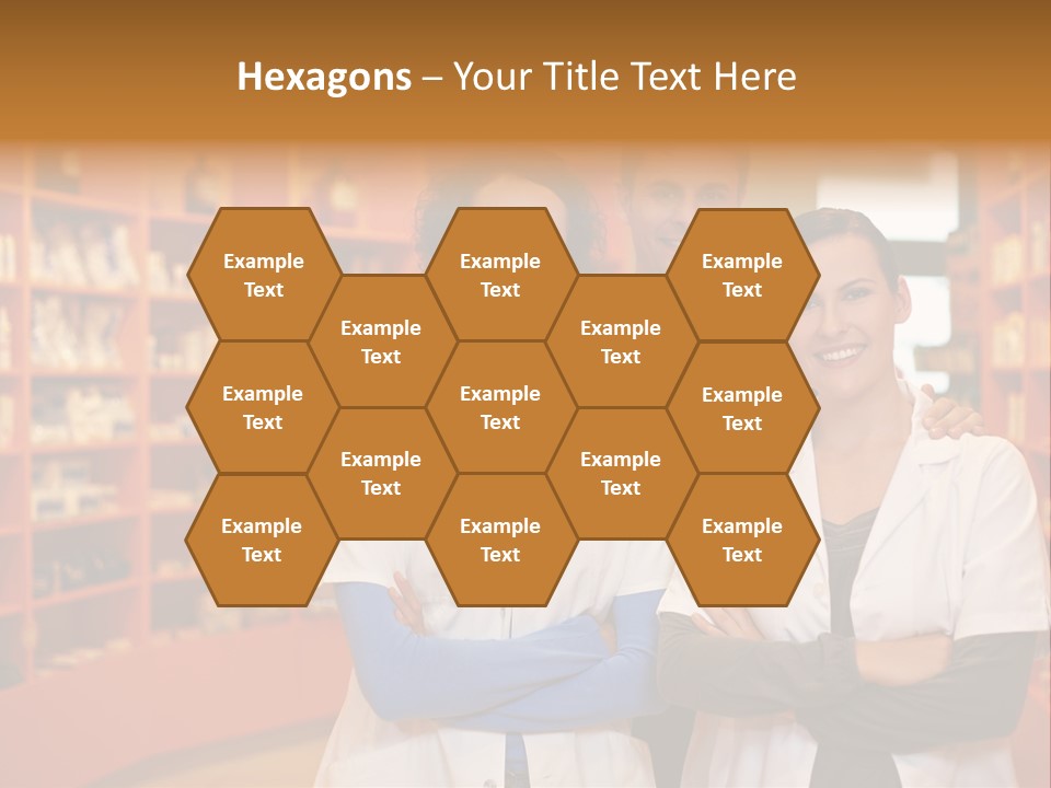 Disease Medicine Saleswoman PowerPoint Template