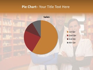 Disease Medicine Saleswoman PowerPoint Template