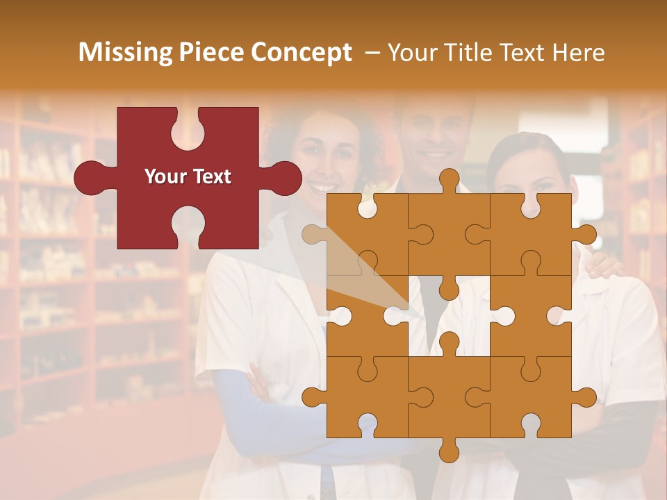 Disease Medicine Saleswoman PowerPoint Template