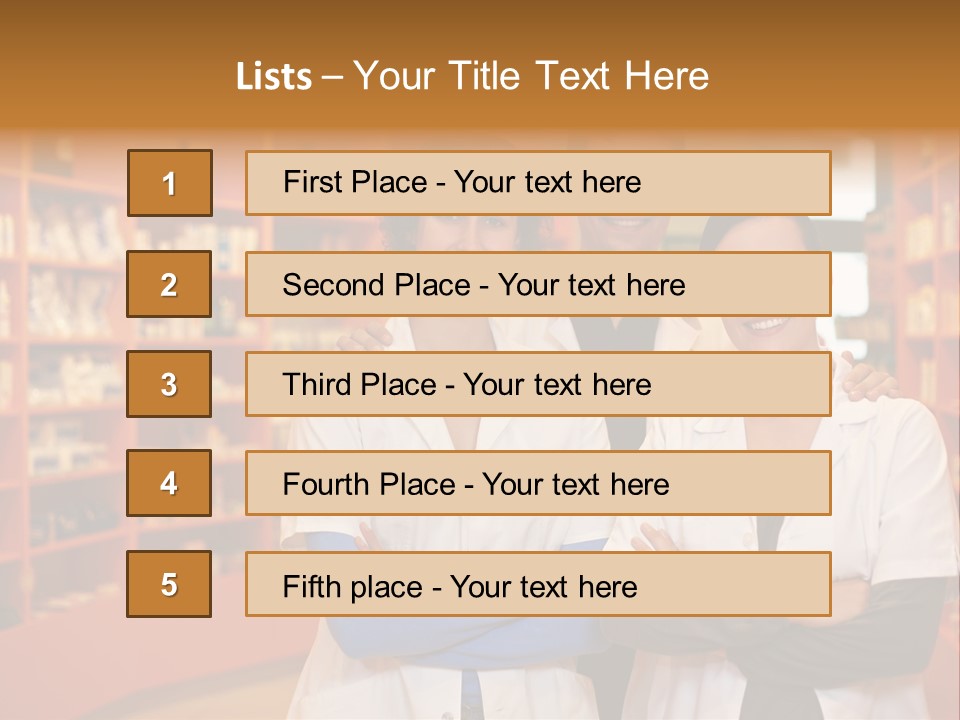 Disease Medicine Saleswoman PowerPoint Template
