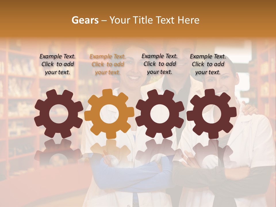 Disease Medicine Saleswoman PowerPoint Template