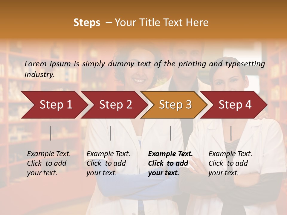 Disease Medicine Saleswoman PowerPoint Template