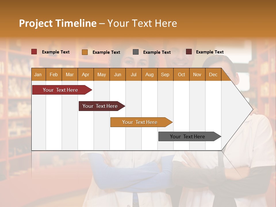 Disease Medicine Saleswoman PowerPoint Template