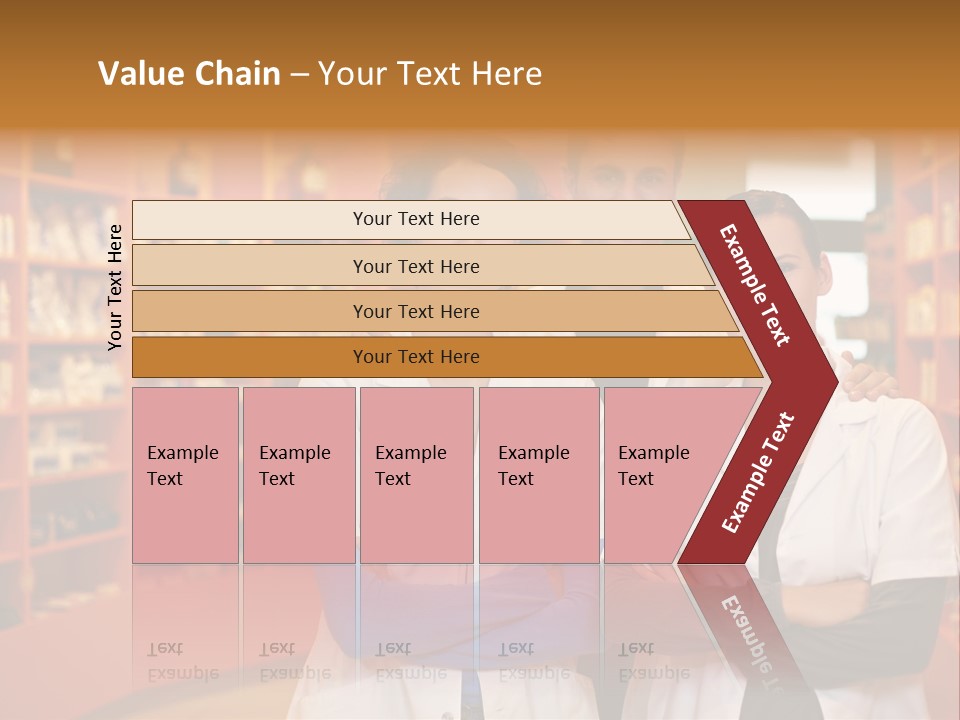 Disease Medicine Saleswoman PowerPoint Template