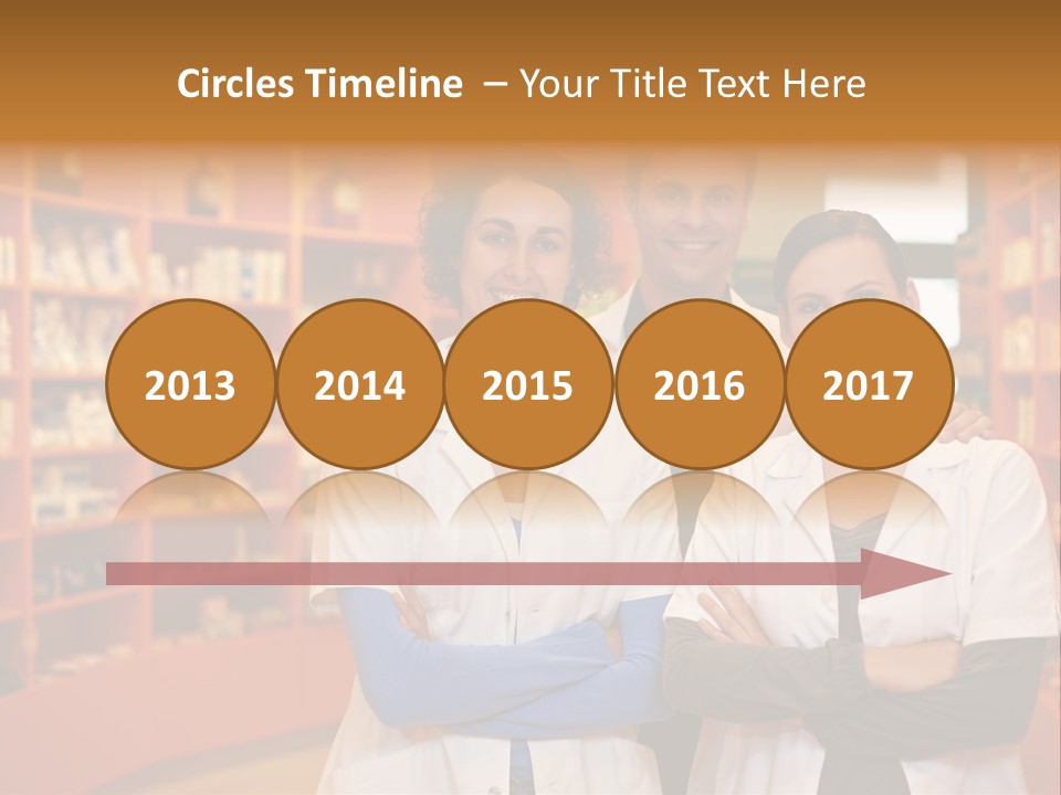 Disease Medicine Saleswoman PowerPoint Template