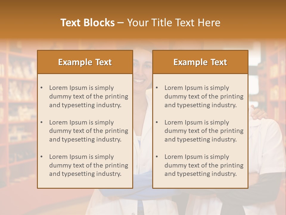 Disease Medicine Saleswoman PowerPoint Template