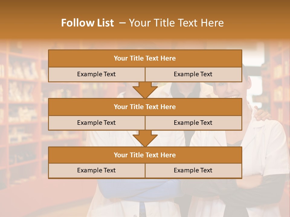 Disease Medicine Saleswoman PowerPoint Template