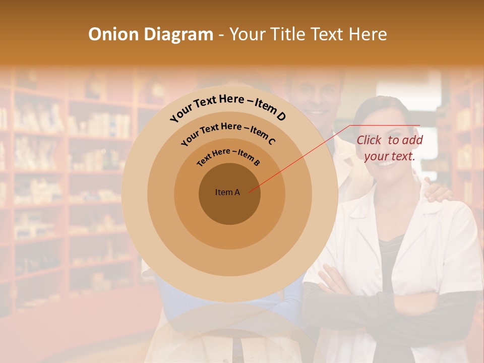 Disease Medicine Saleswoman PowerPoint Template