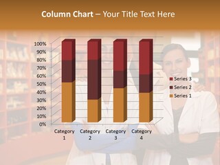 Disease Medicine Saleswoman PowerPoint Template