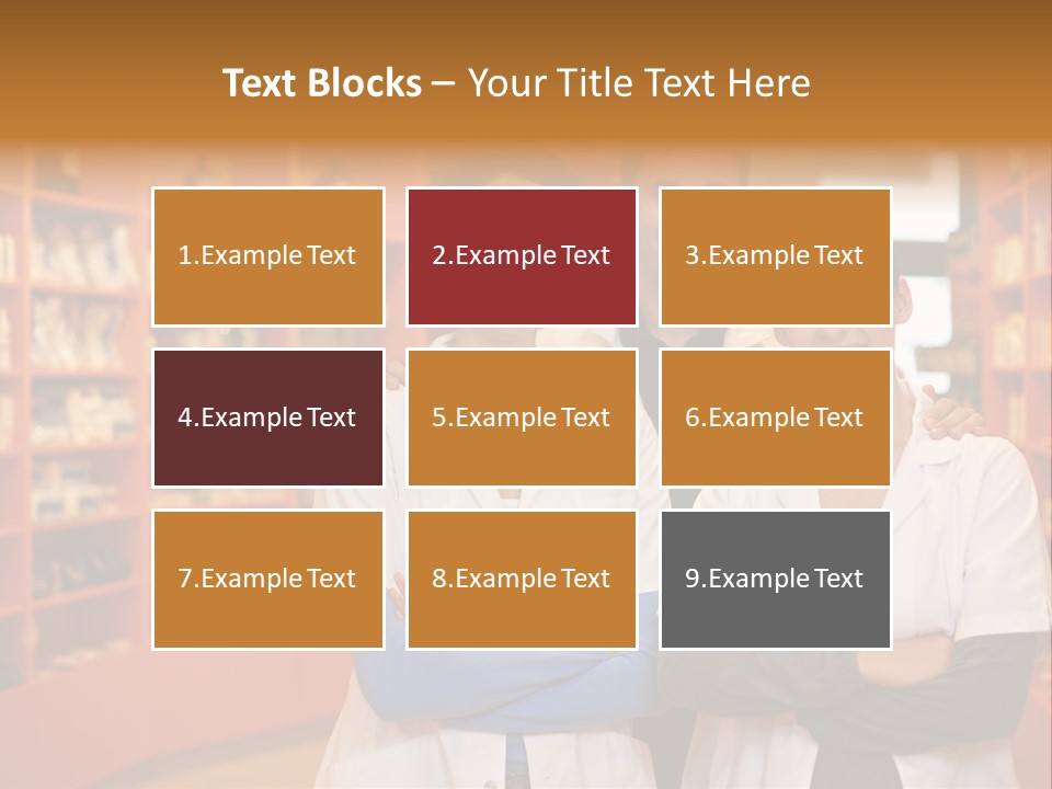 Disease Medicine Saleswoman PowerPoint Template