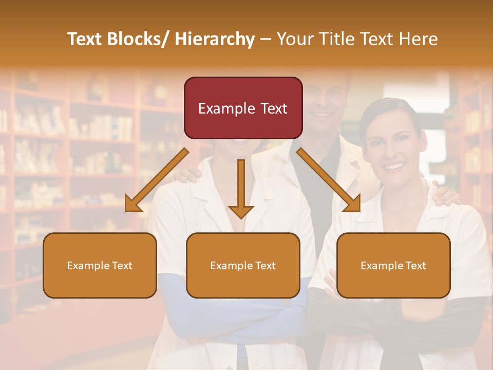 Disease Medicine Saleswoman PowerPoint Template