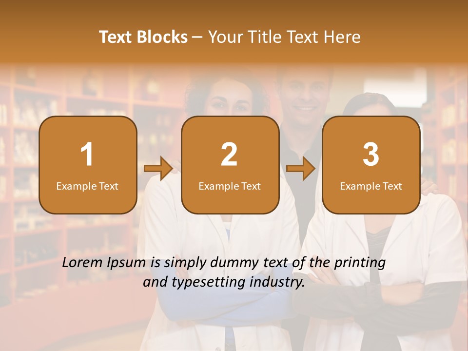 Disease Medicine Saleswoman PowerPoint Template