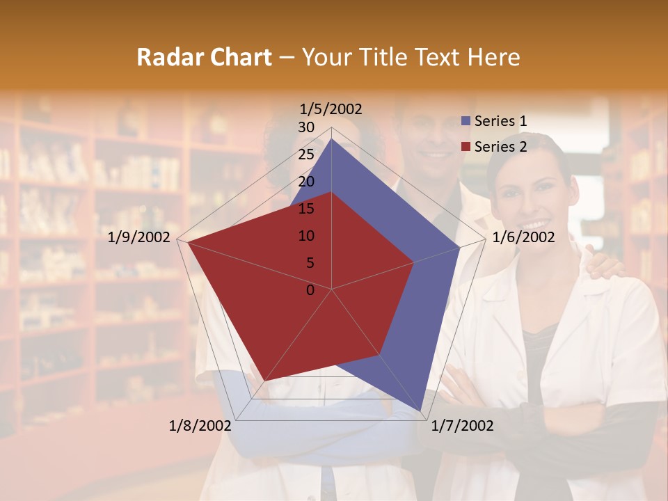 Disease Medicine Saleswoman PowerPoint Template