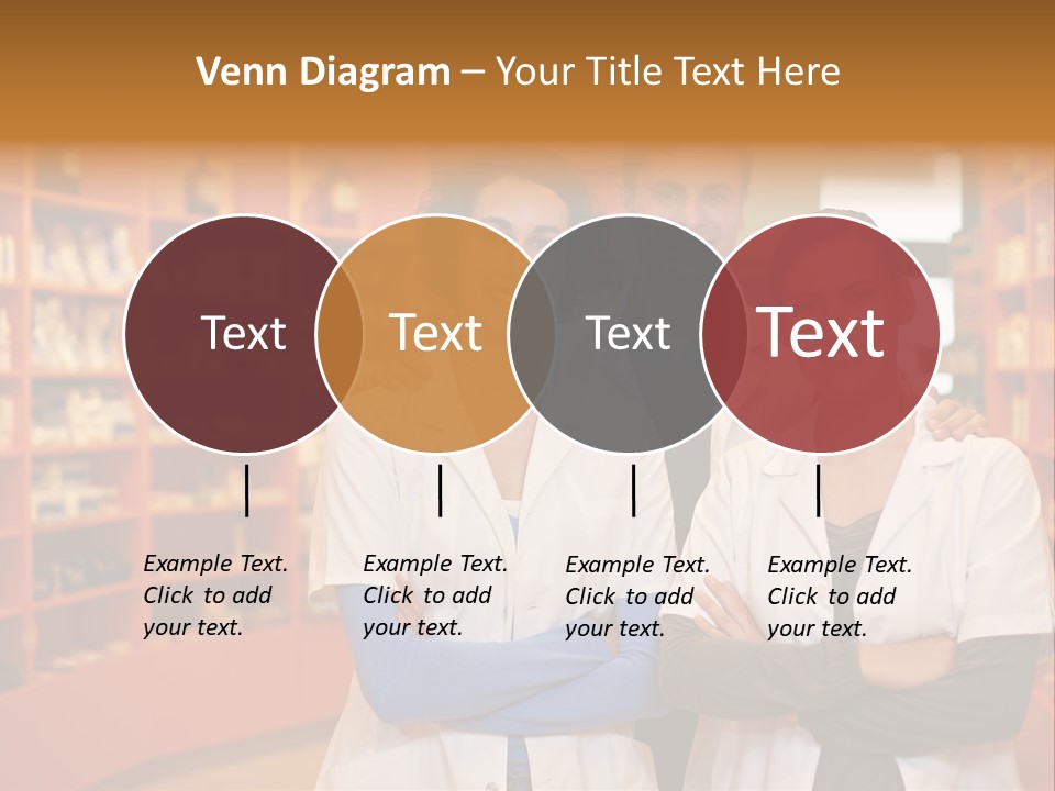 Disease Medicine Saleswoman PowerPoint Template
