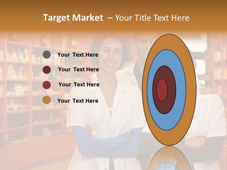 Disease Medicine Saleswoman PowerPoint Template