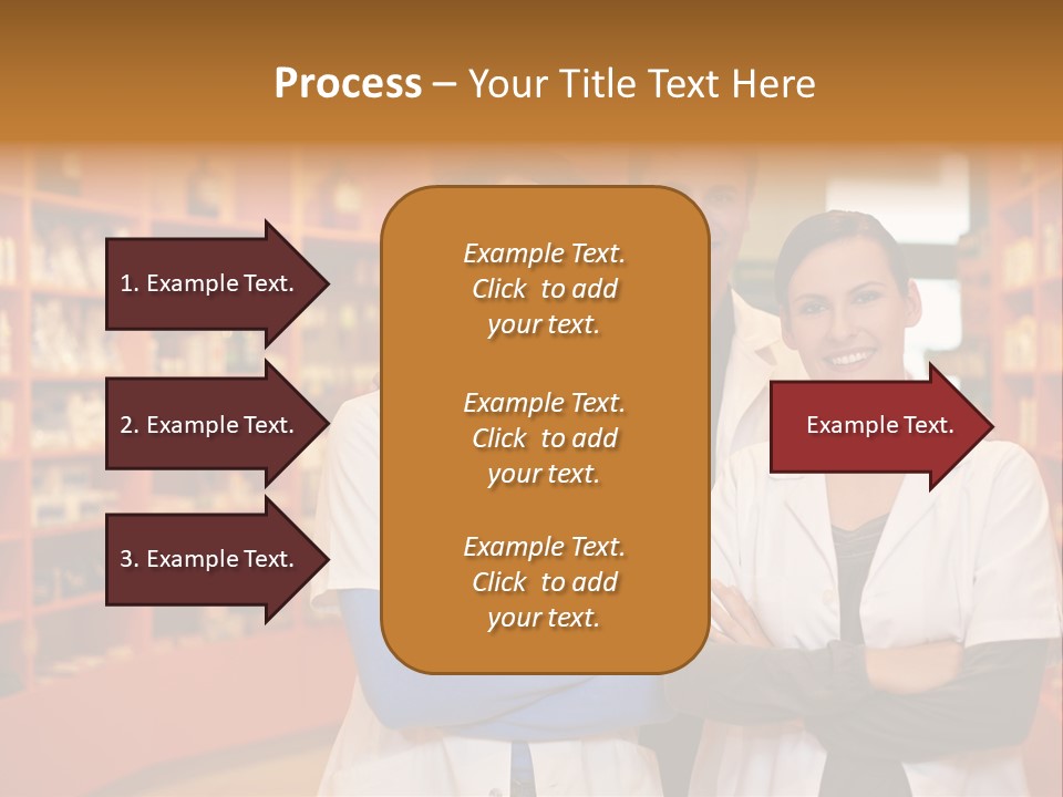 Disease Medicine Saleswoman PowerPoint Template