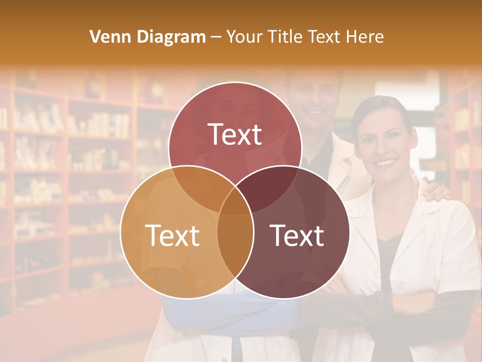 Disease Medicine Saleswoman PowerPoint Template