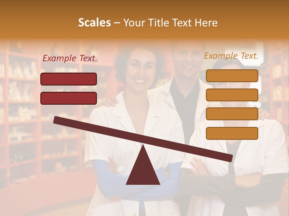 Disease Medicine Saleswoman PowerPoint Template