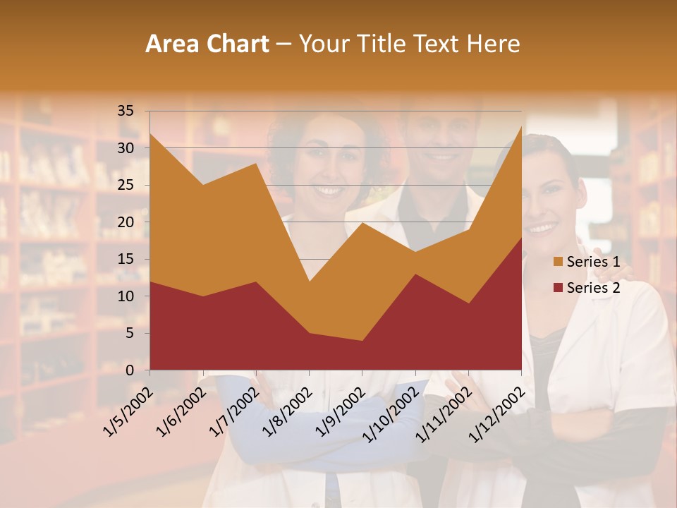 Disease Medicine Saleswoman PowerPoint Template