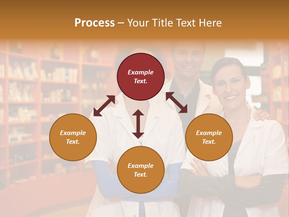 Disease Medicine Saleswoman PowerPoint Template
