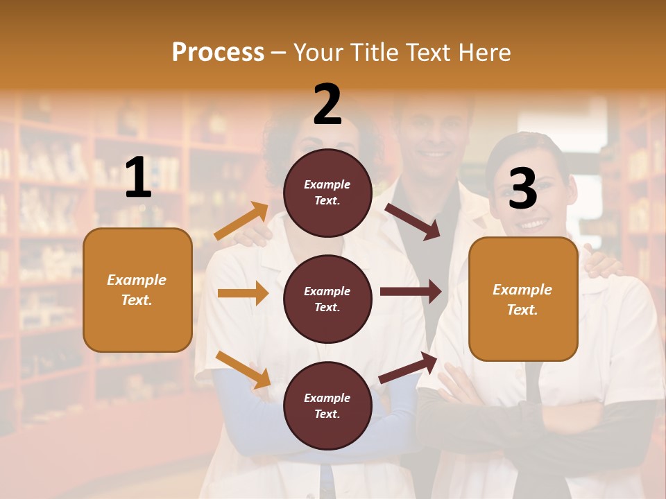 Disease Medicine Saleswoman PowerPoint Template
