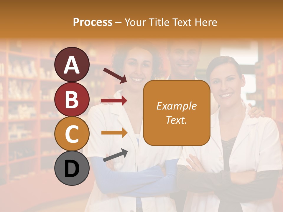 Disease Medicine Saleswoman PowerPoint Template