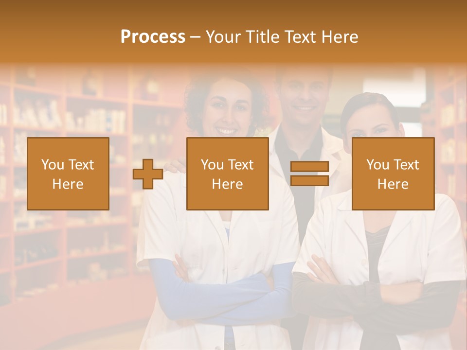 Disease Medicine Saleswoman PowerPoint Template
