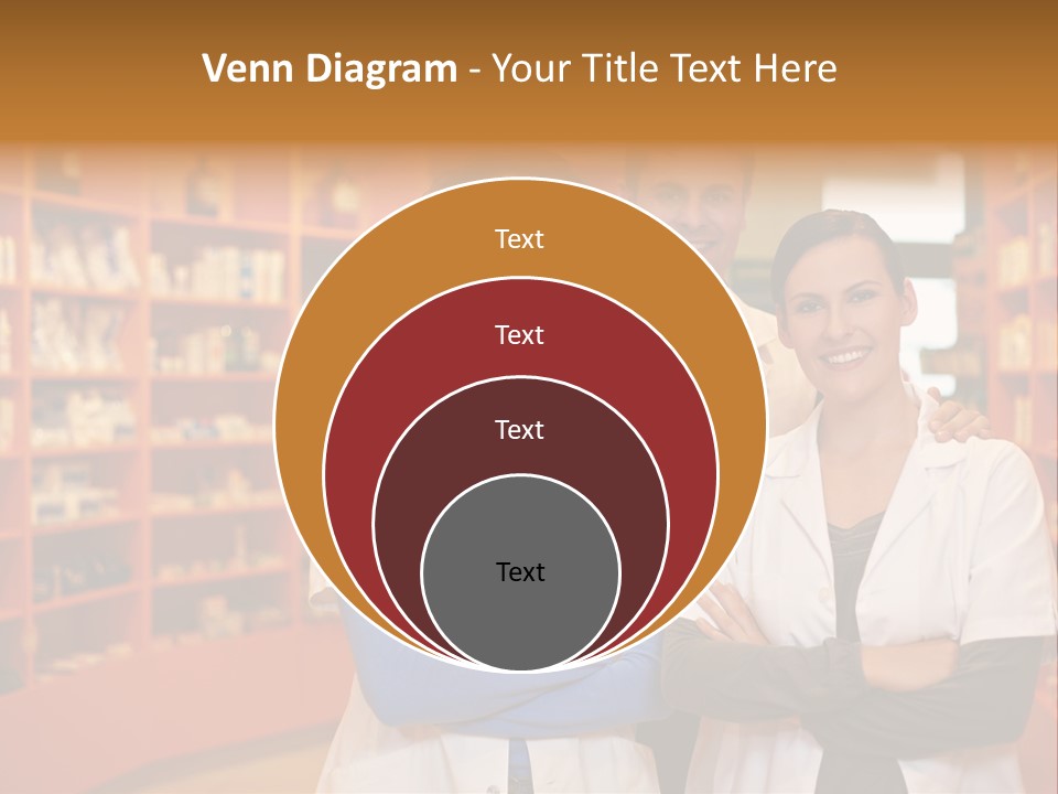 Disease Medicine Saleswoman PowerPoint Template