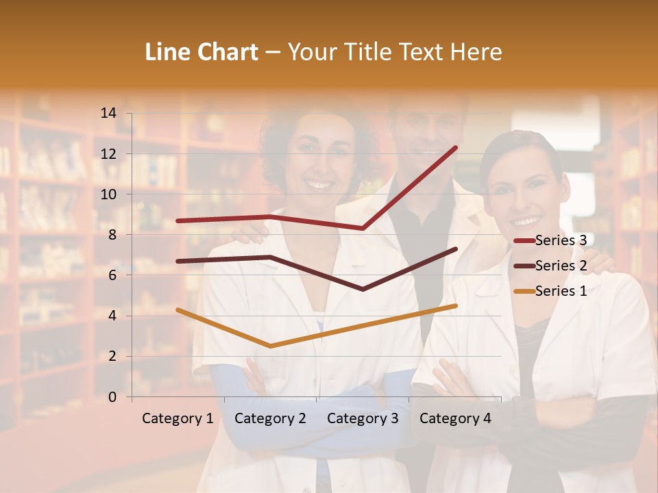 Disease Medicine Saleswoman PowerPoint Template