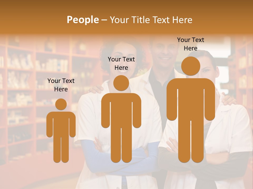 Disease Medicine Saleswoman PowerPoint Template