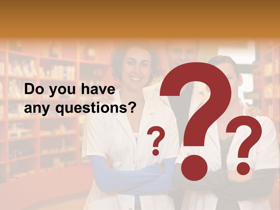 Disease Medicine Saleswoman PowerPoint Template