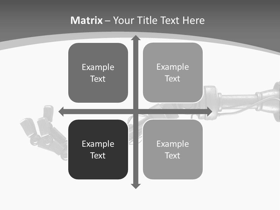 Computer Animal Finger Prosthetic PowerPoint Template