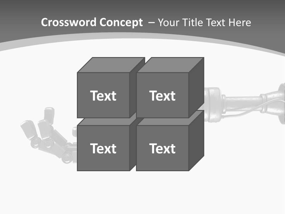 Computer Animal Finger Prosthetic PowerPoint Template