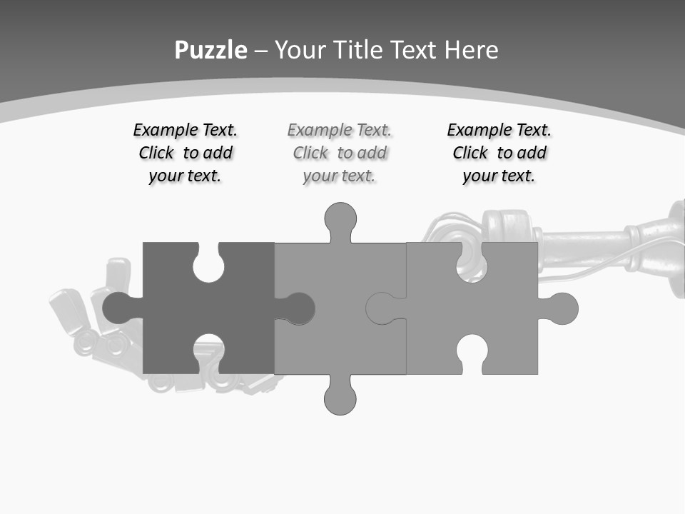 Computer Animal Finger Prosthetic PowerPoint Template