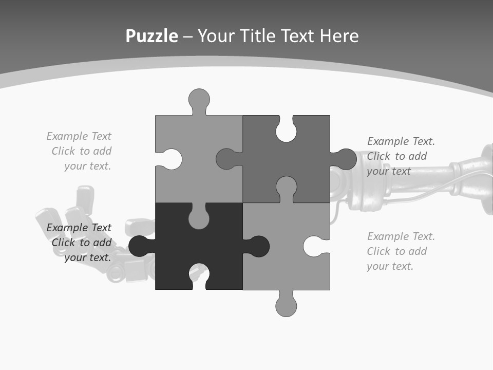 Computer Animal Finger Prosthetic PowerPoint Template