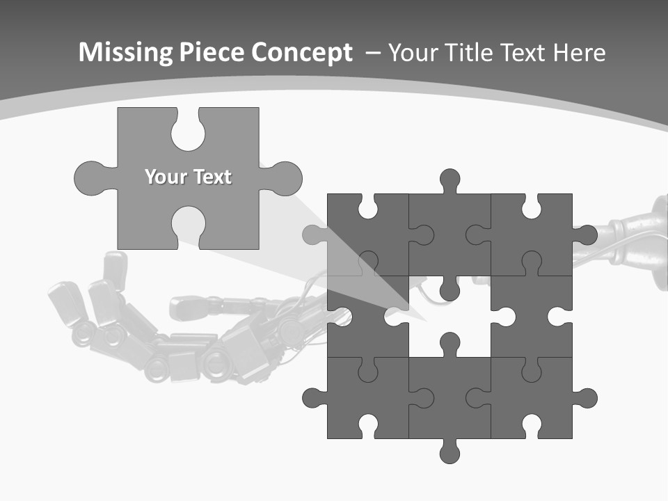 Computer Animal Finger Prosthetic PowerPoint Template