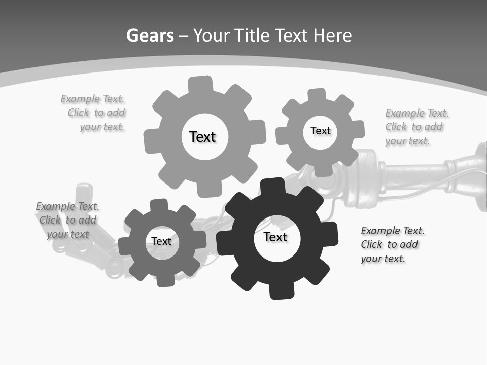 Computer Animal Finger Prosthetic PowerPoint Template