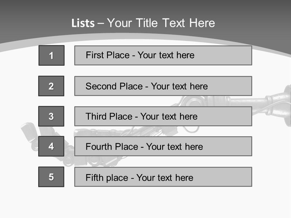 Computer Animal Finger Prosthetic PowerPoint Template