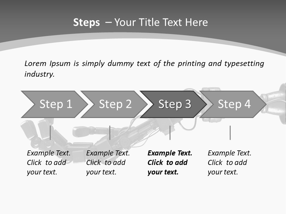 Computer Animal Finger Prosthetic PowerPoint Template