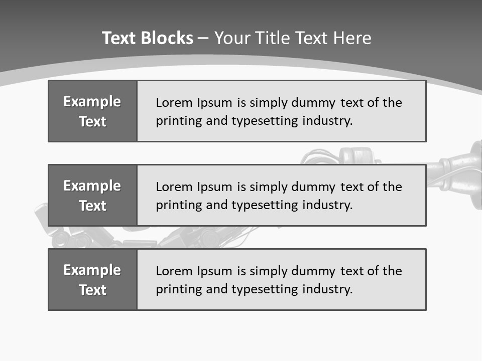 Computer Animal Finger Prosthetic PowerPoint Template