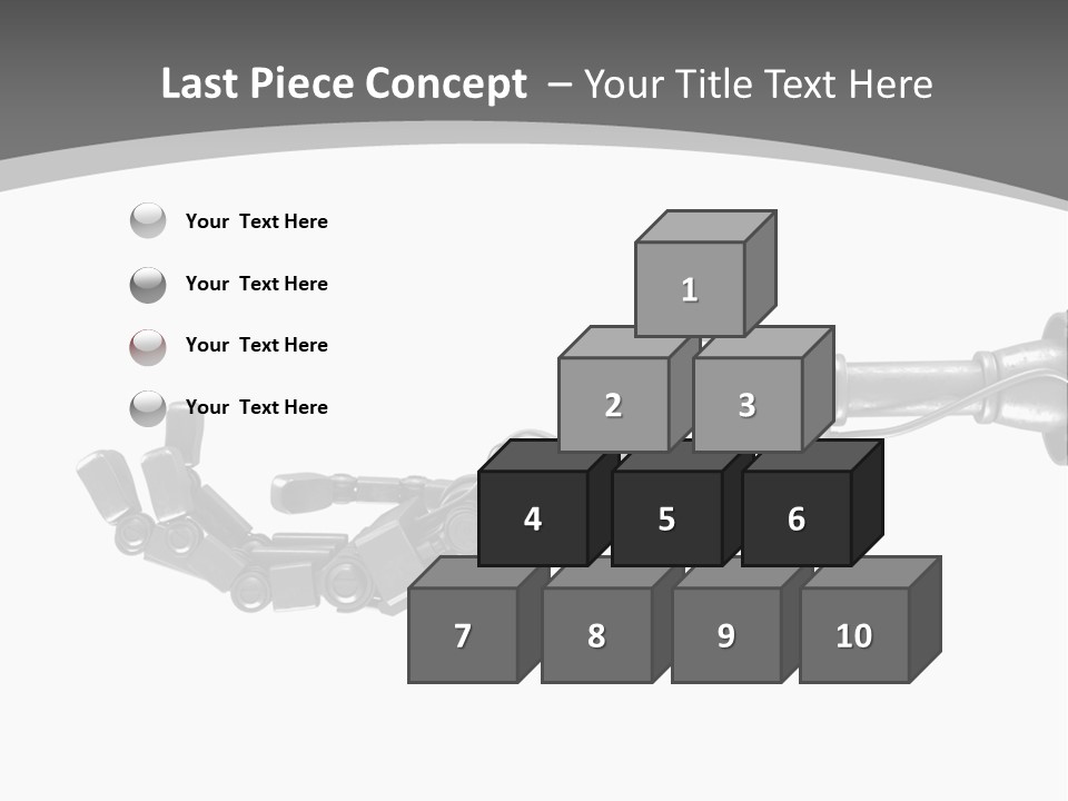 Computer Animal Finger Prosthetic PowerPoint Template