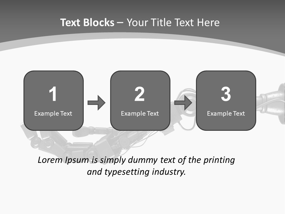 Computer Animal Finger Prosthetic PowerPoint Template